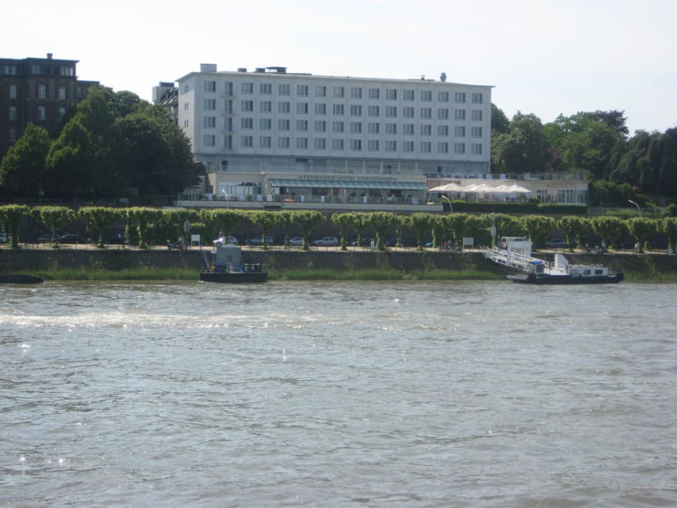 Ansicht des Hotels vom Schiff Ameron Hotel Königshof