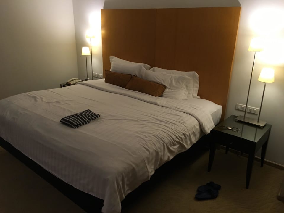 Schlafbereich in der Tower Club Suite Tower Club At Lebua