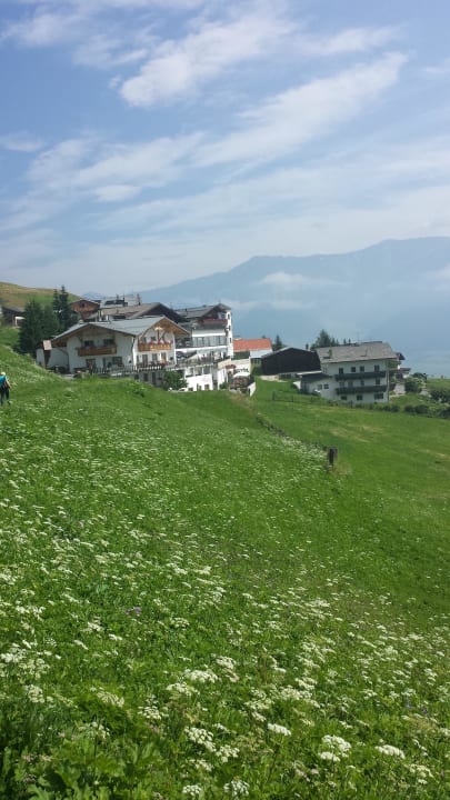 Blick vom Balkon Panoramahotel Watles