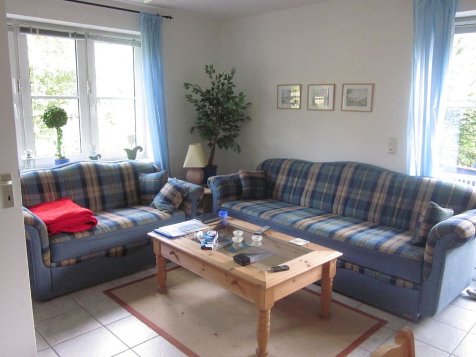 Wohnzimmer Ferienwohnung Kiek Mol In