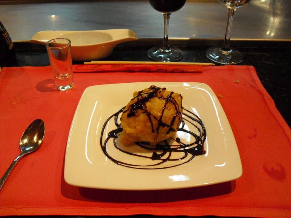 Nachtisch beim Japaner Hotel Grand Palladium Palace Resort, Spa & Casino