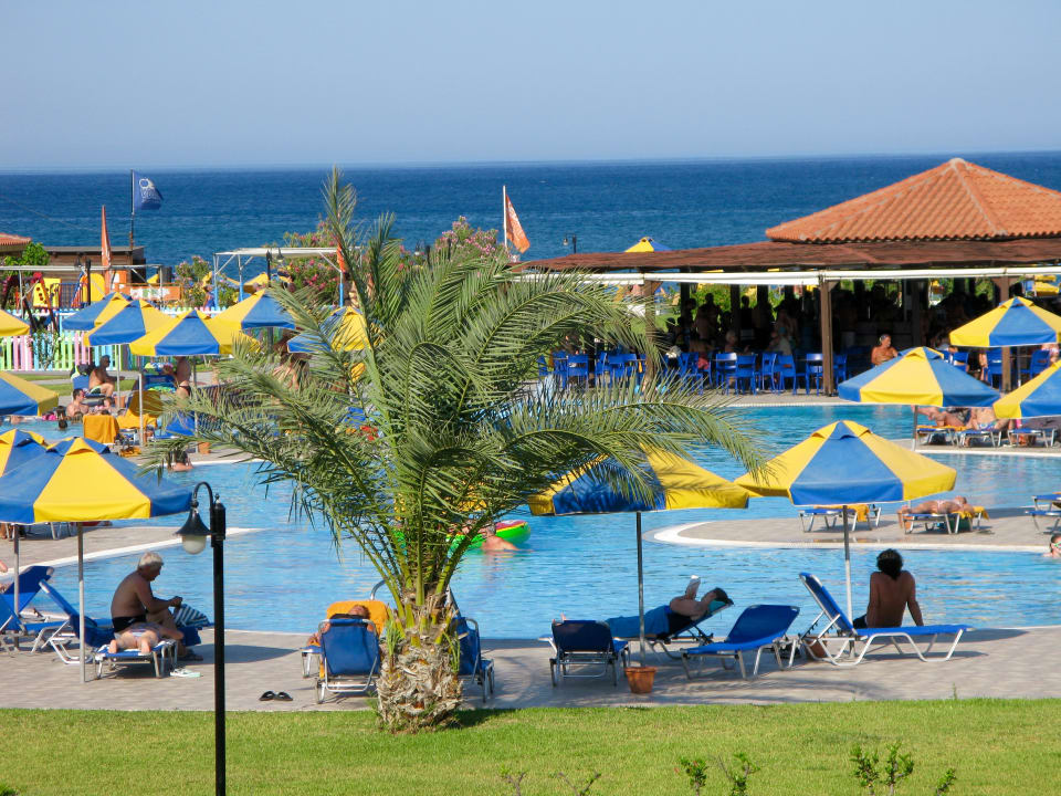 Ausblick Myrina Beach Hotel