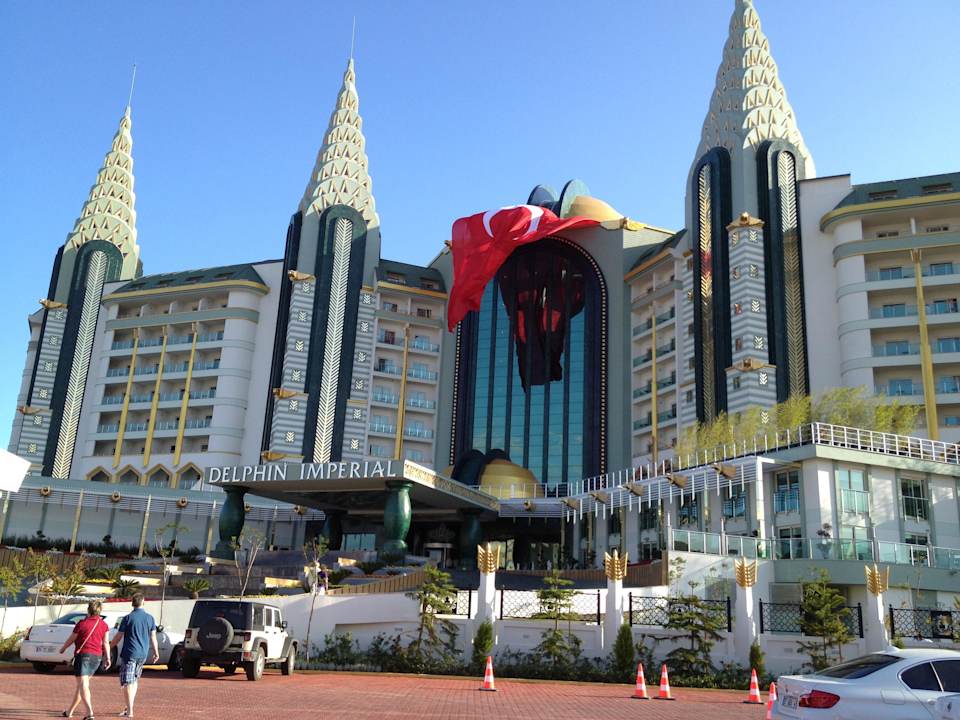 Eingang Hotel Delphin Imperial