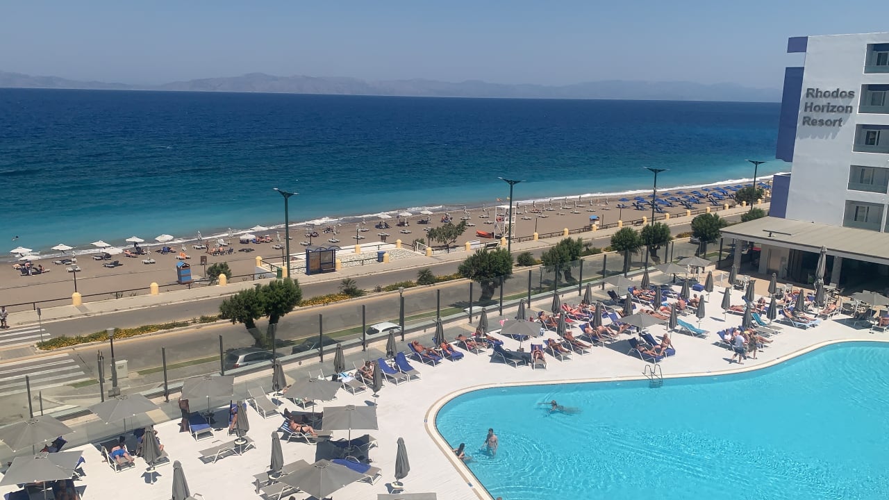 Ausblick Rhodos Horizon Resort