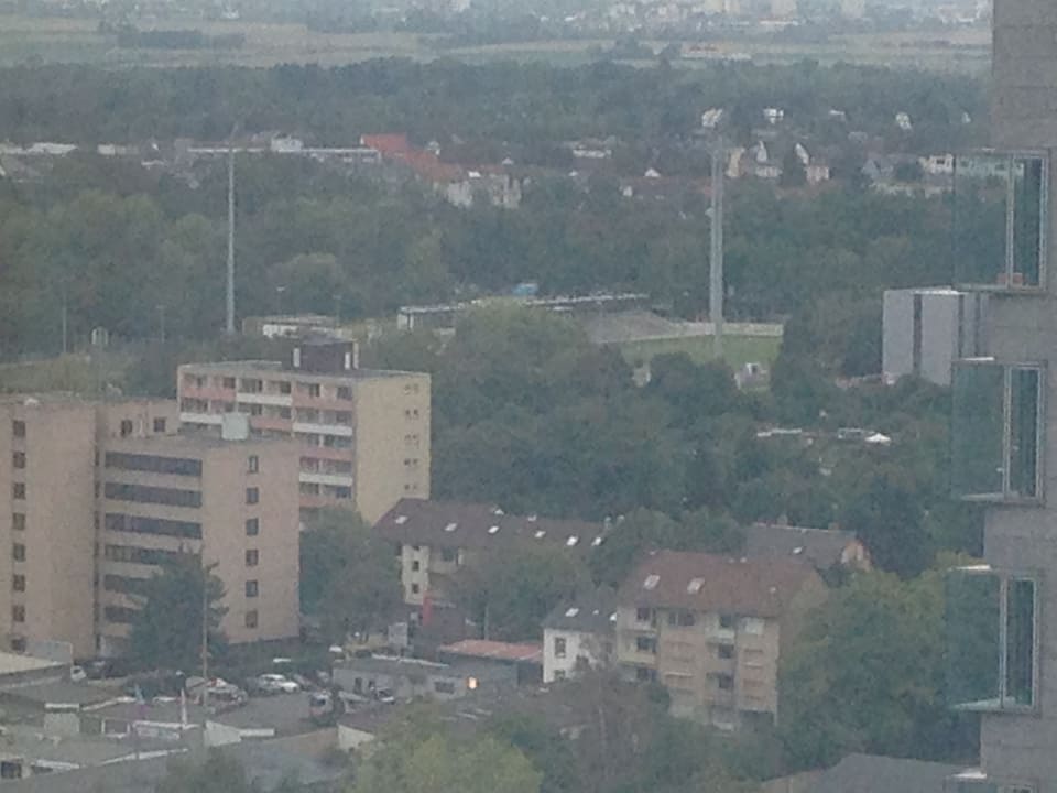 Ausblick Radisson Blu Hotel Frankfurt