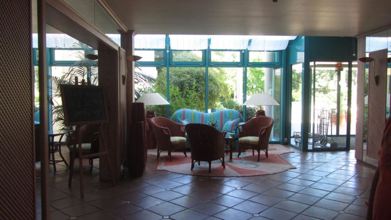 Sitzecke am Eingangsbereich Hotel Bernstein Prerow