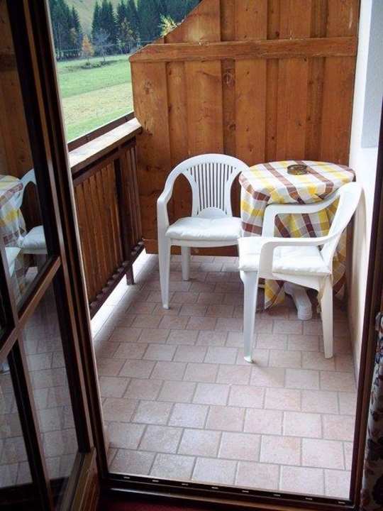 Zugang zum Balkon Alphotel Tyrol