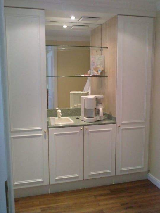 Eingangsbereich mit Kleinküche Strandhotel Sylt