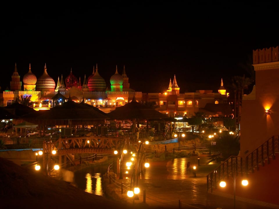 Anlage bei Nacht Pickalbatros Aqua Blu Resort - Sharm El Sheikh