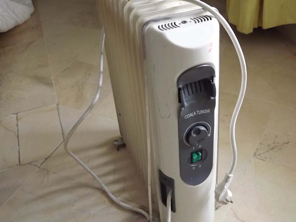 Zusatzheizkörper der gar nicht einschaltbar ist Alassio Hotel and Thalasso