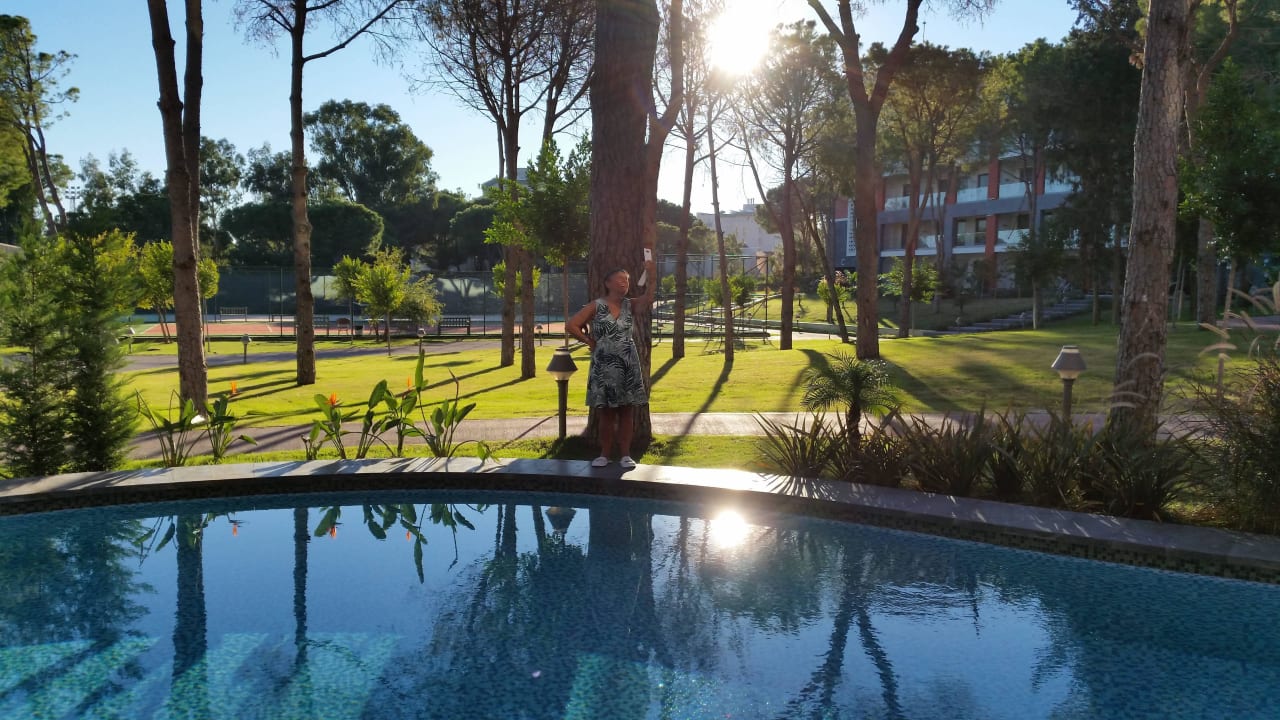 Ausblick am Morgen Megasaray Club Belek