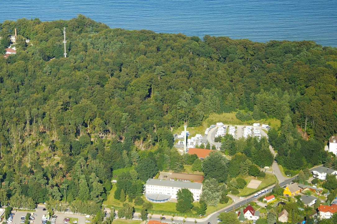 Luftbildaufnahme von Günther Rausch DJH Jugendherberge Sellin