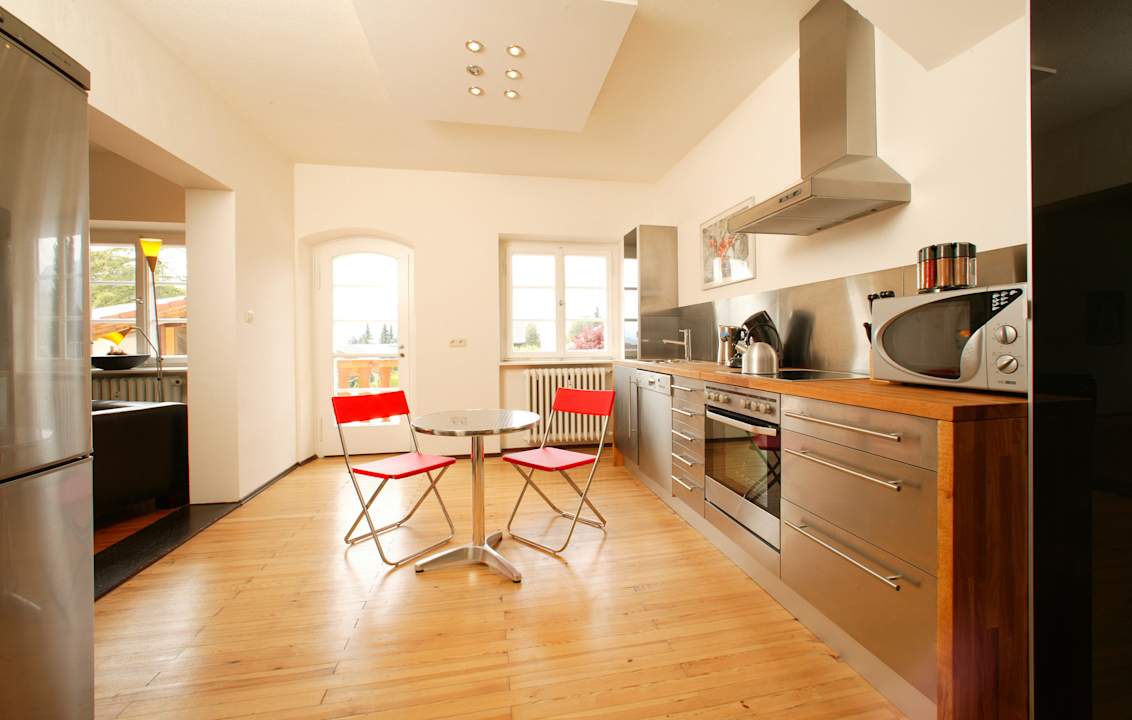 Küche Apartment Freiraum in den Alpen