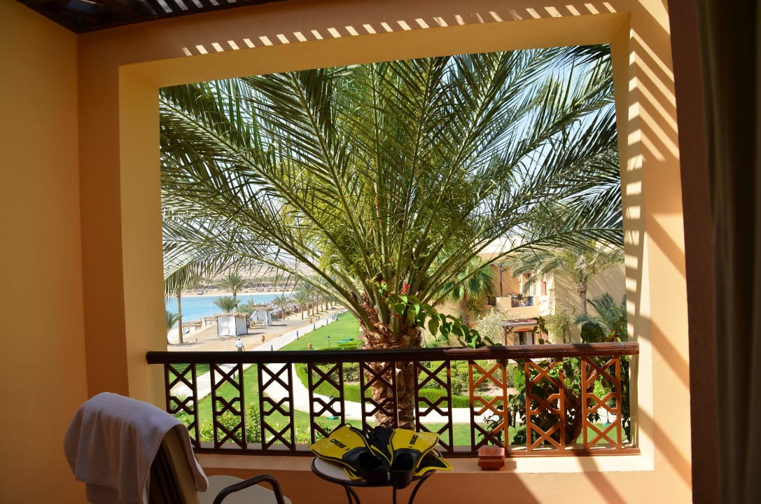 Ausblick vom Balkon Steigenberger Coraya Beach - Adults only