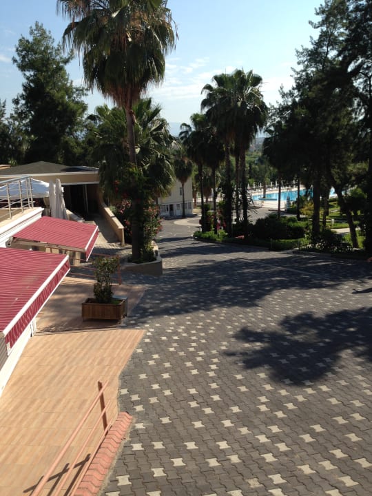 Blick von der Lobbyterrasse Club Sidelya Hotel