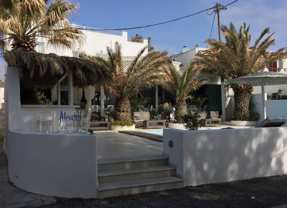 Hotel von der Promenade aus Hotel Alesahne