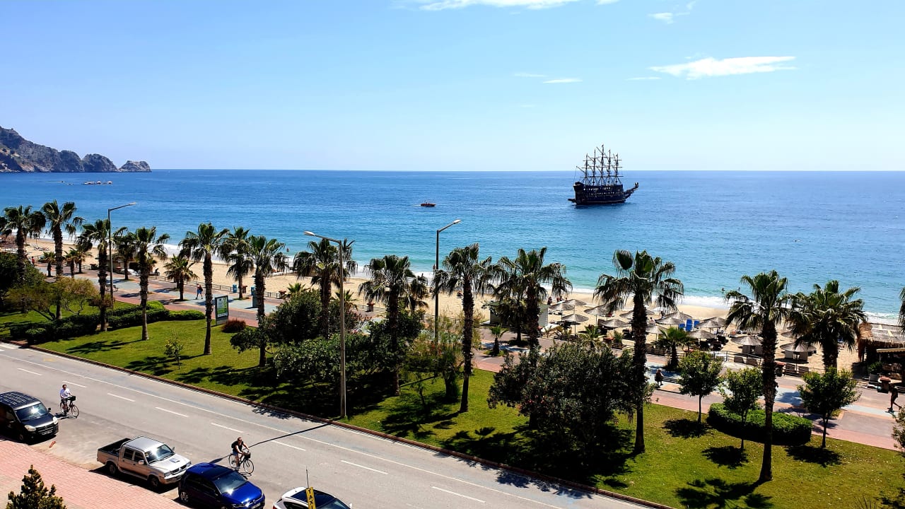 Ausblick Hotel Kleopatra Dreams Beach