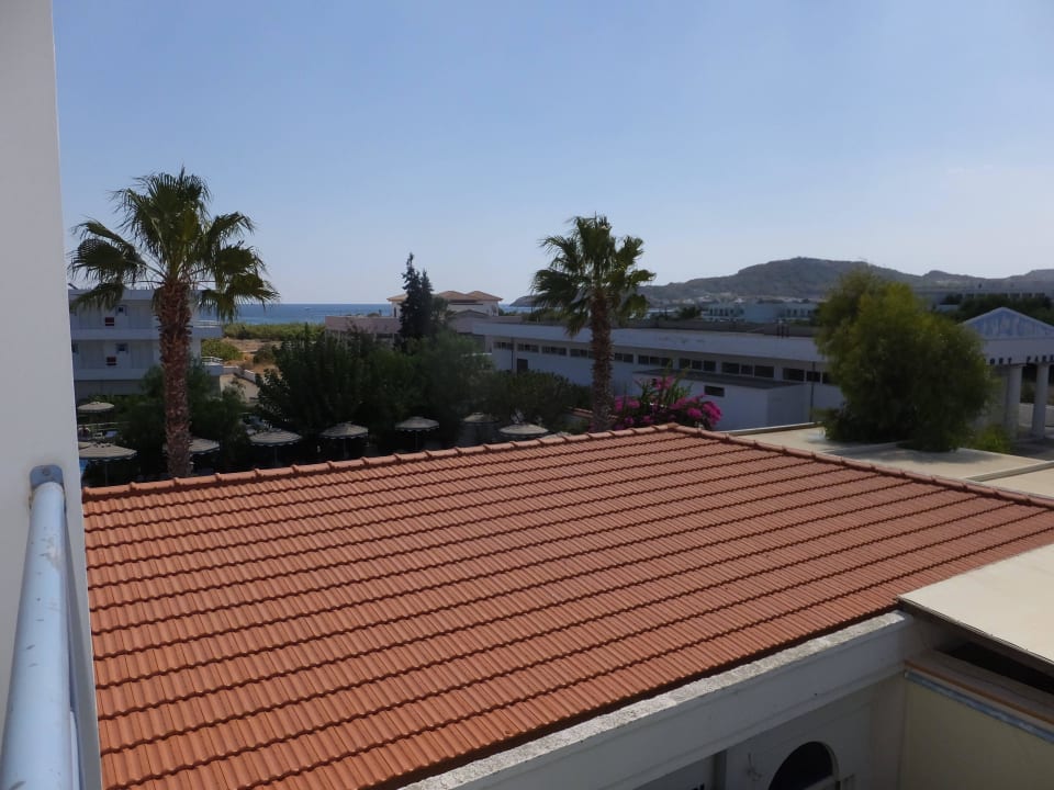 Blick zum Strand Hotel Faliraki Bay