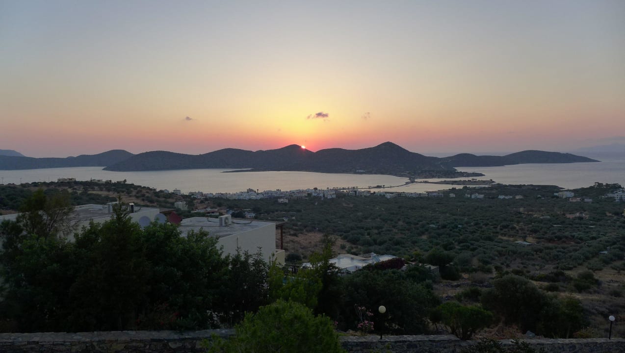 Blick vom Balkon Elounda Residence Resort & Waterpark