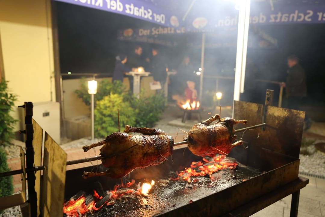Gänse am Spieß Hotel Sonnenblick