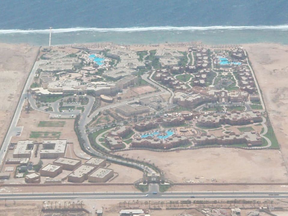 Anlage aus dem Flugzeug gesehen Charmillion Club Resort