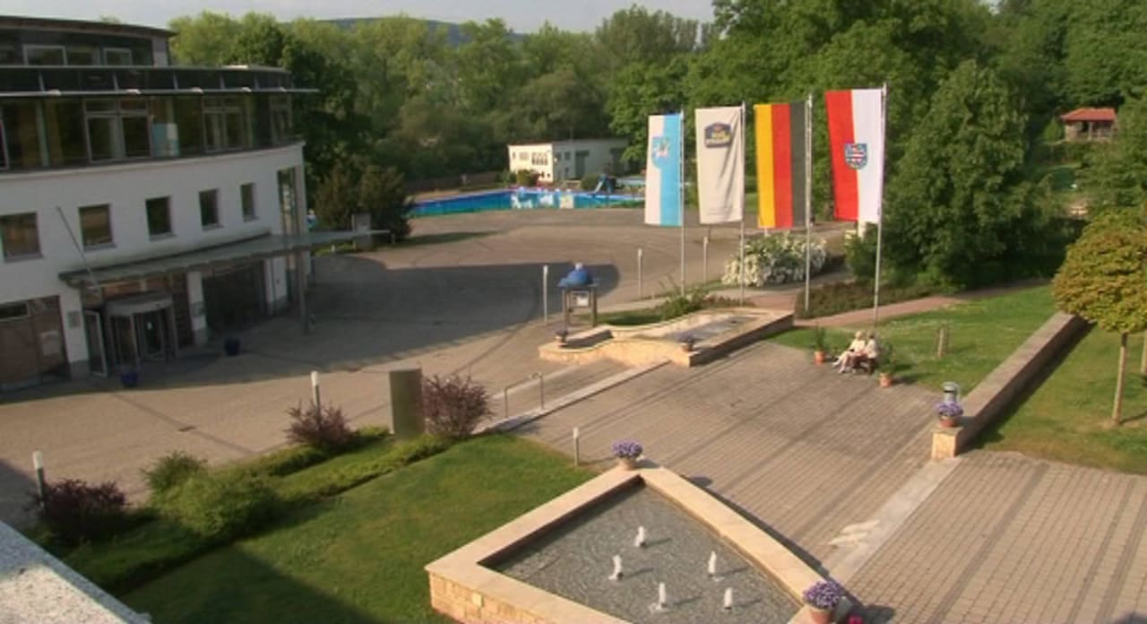 Blick von Außenterrasse Hotel am Vitalpark