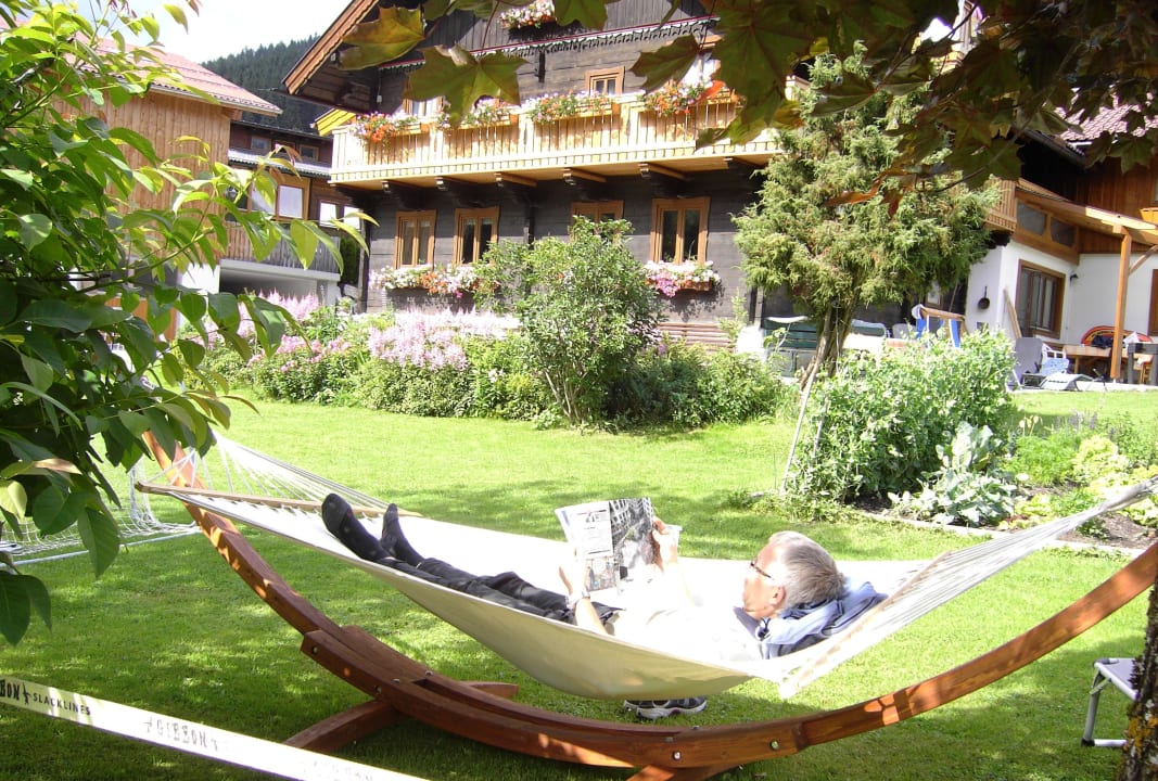 Erholung in der Hängematte Bauernhof Paußhof