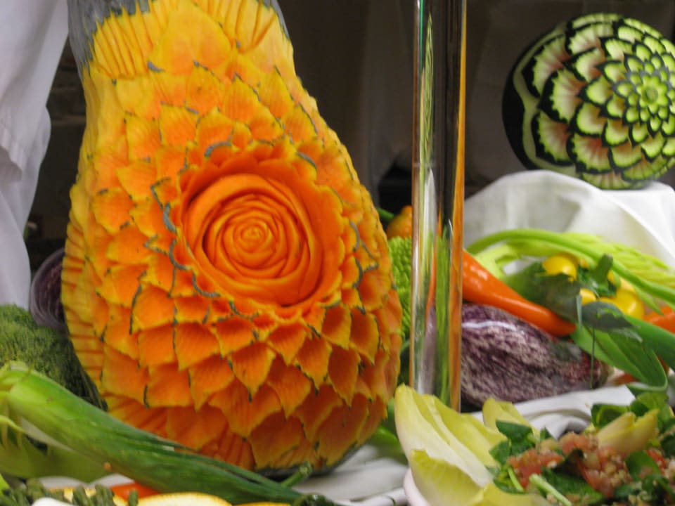 Dekoration Weihnachtsbuffet Hotel Costa Calero