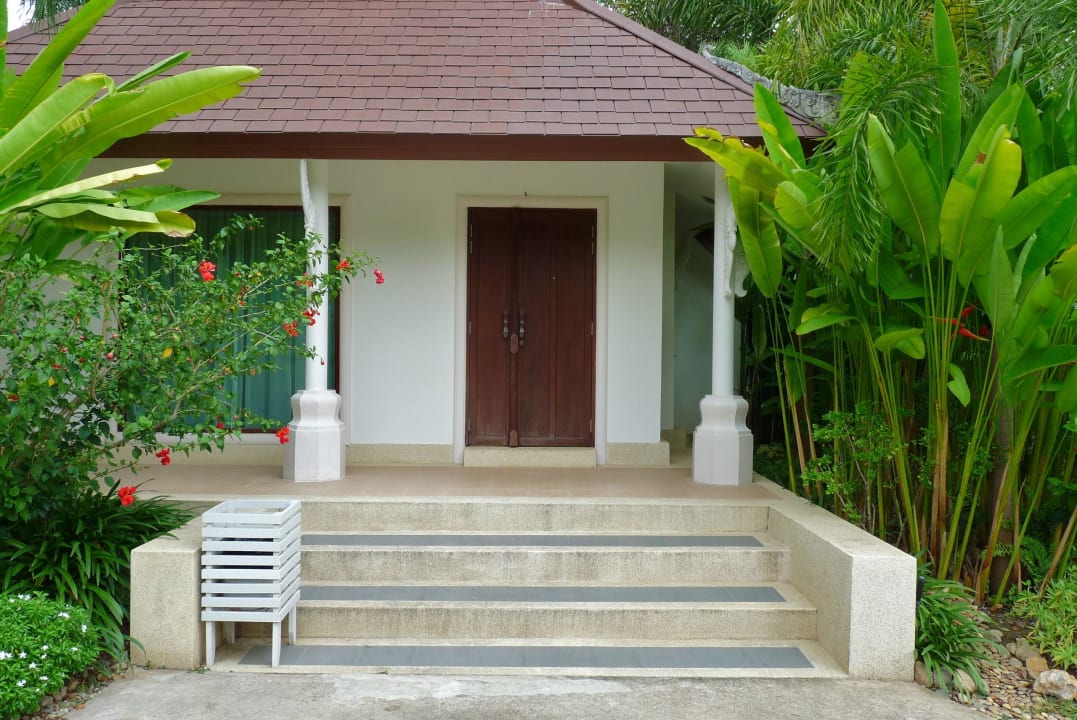 Eingang zur Pool-Villa Mida Resort Kanchanaburi