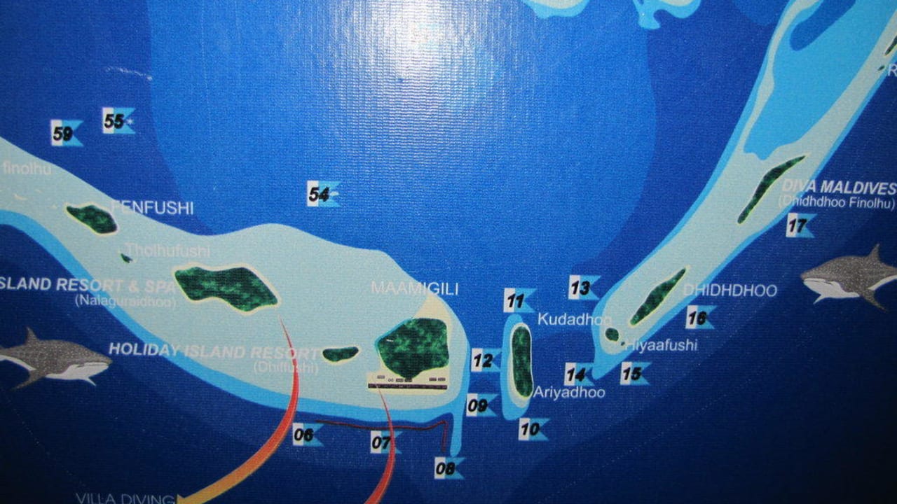 Riffkarte Villa Park Sun Island