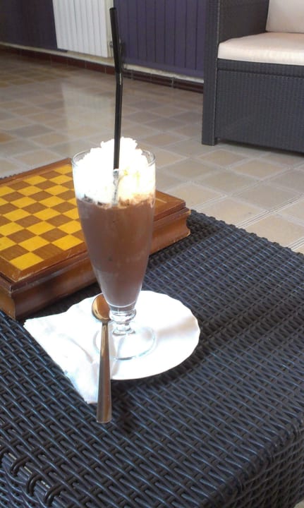 Mhh lecker Schoggifrappé im Las Palmeras! Hotel Fonda Las Palmeras