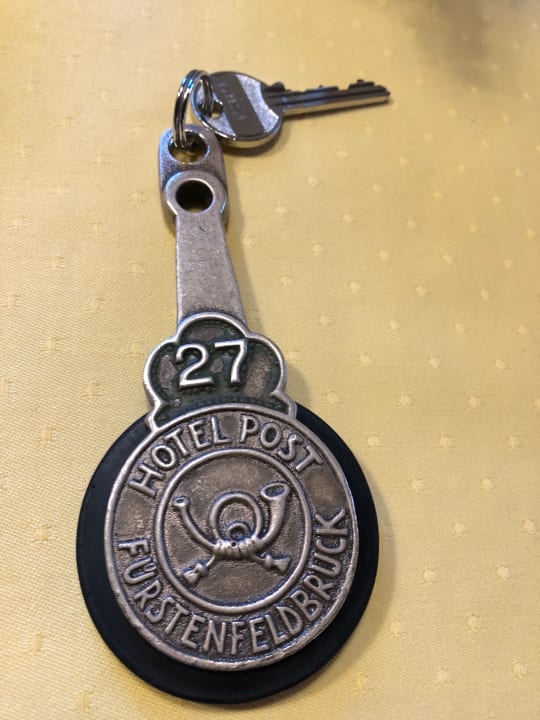 Zimmerschlüssel Romantik Hotel zur Post