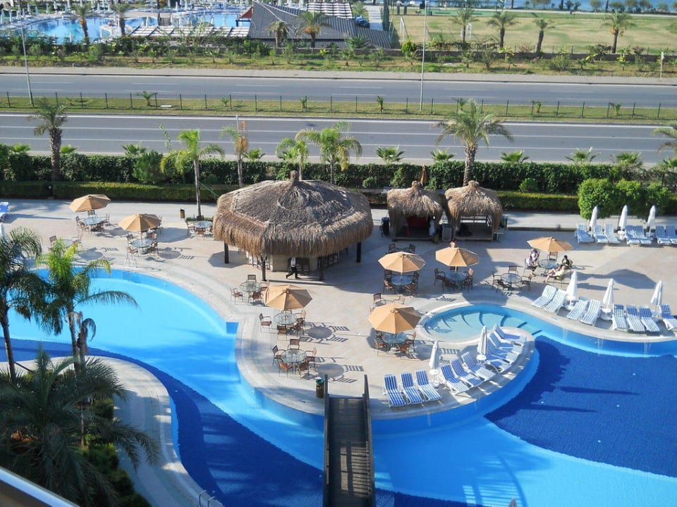 Blick vom Balkon Long Beach Alanya