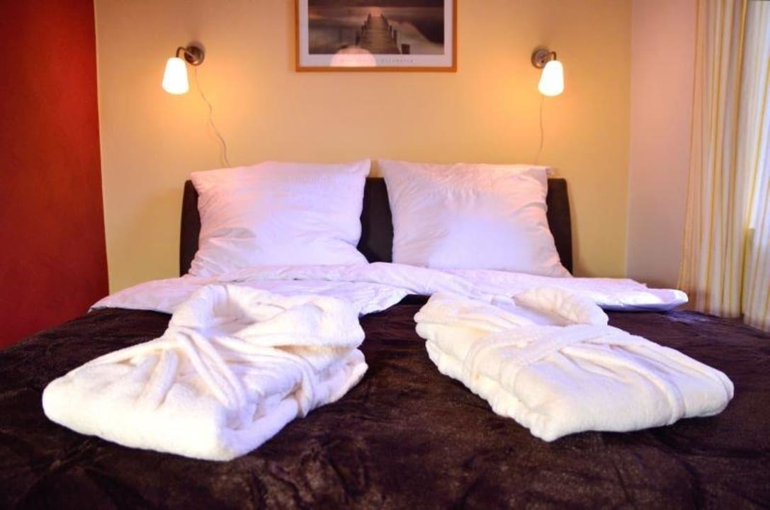 Schlafzimmer Apartment Ostara Apartmenthaus Liubas Insel