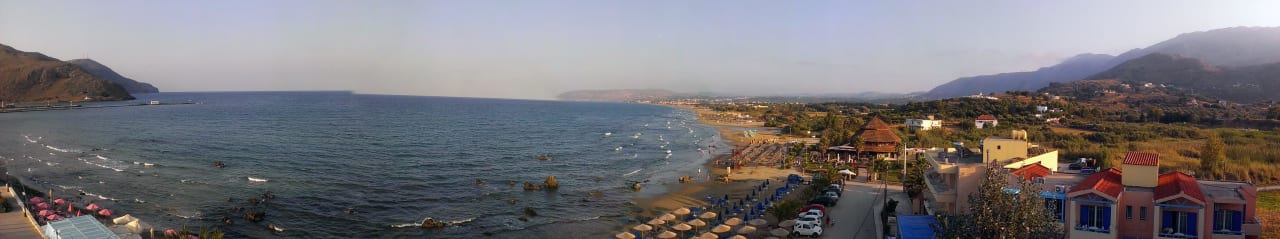 Panorama-Blick vom Dach Hotel Corissia Princess