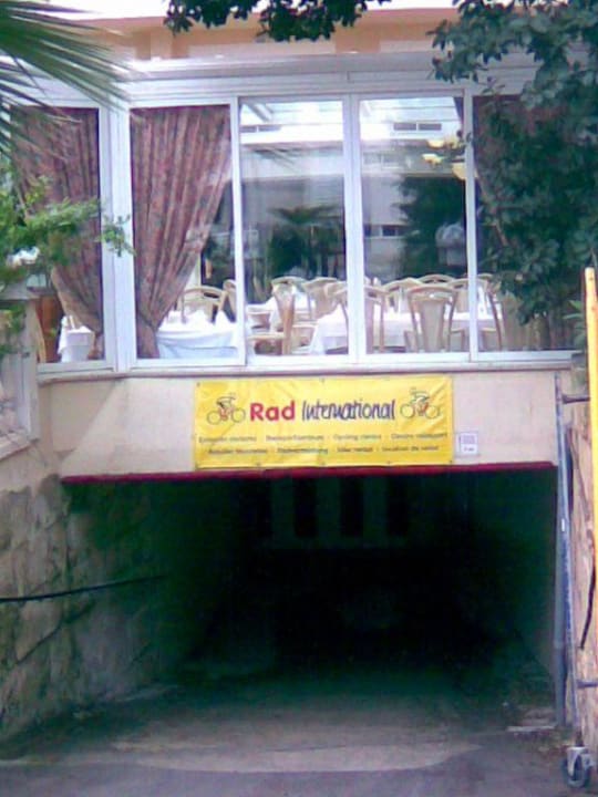 Eingang Fahrradverleih/Restaurant Hotel Bahia del Sol