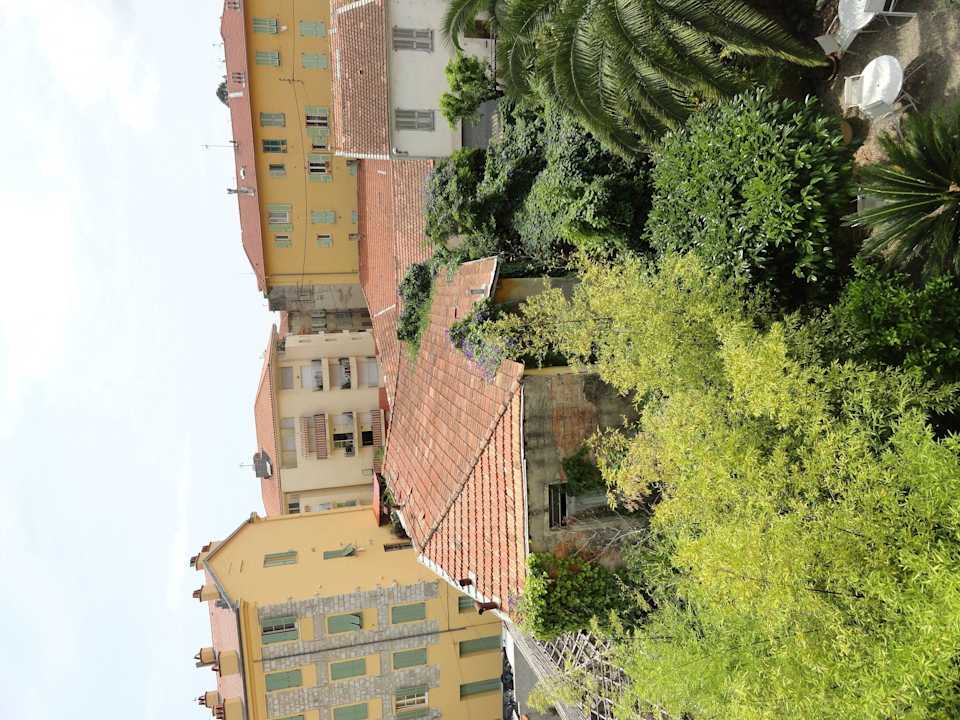 Blick aus unserem Fenster Edward's Hotel