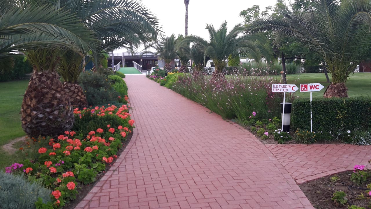 Tolle und sehr gepflegte Gartenanlage Sunis Elita Beach Resort & Spa