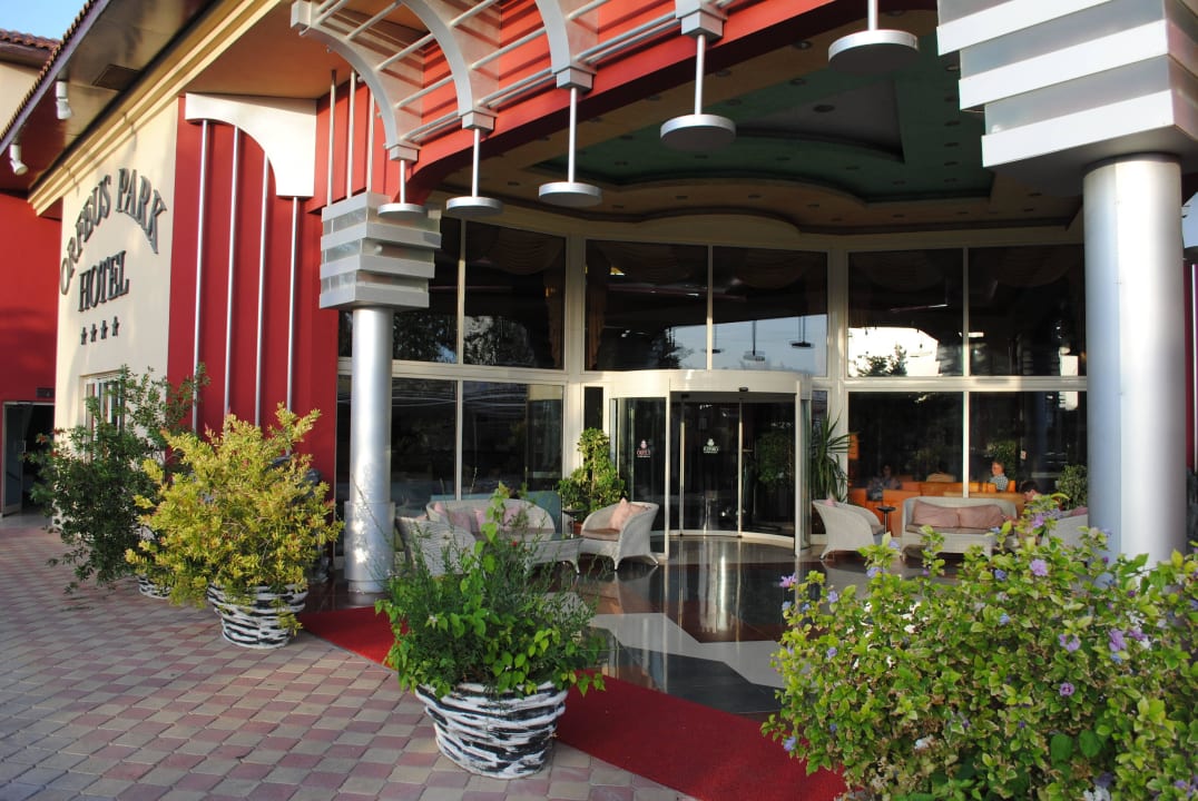 Eingang Hotel Hotel Orfeus Park