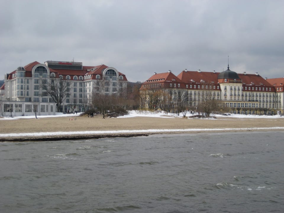 Sheraton Hotel und rechts daneben Sofitel Sheraton Sopot Hotel