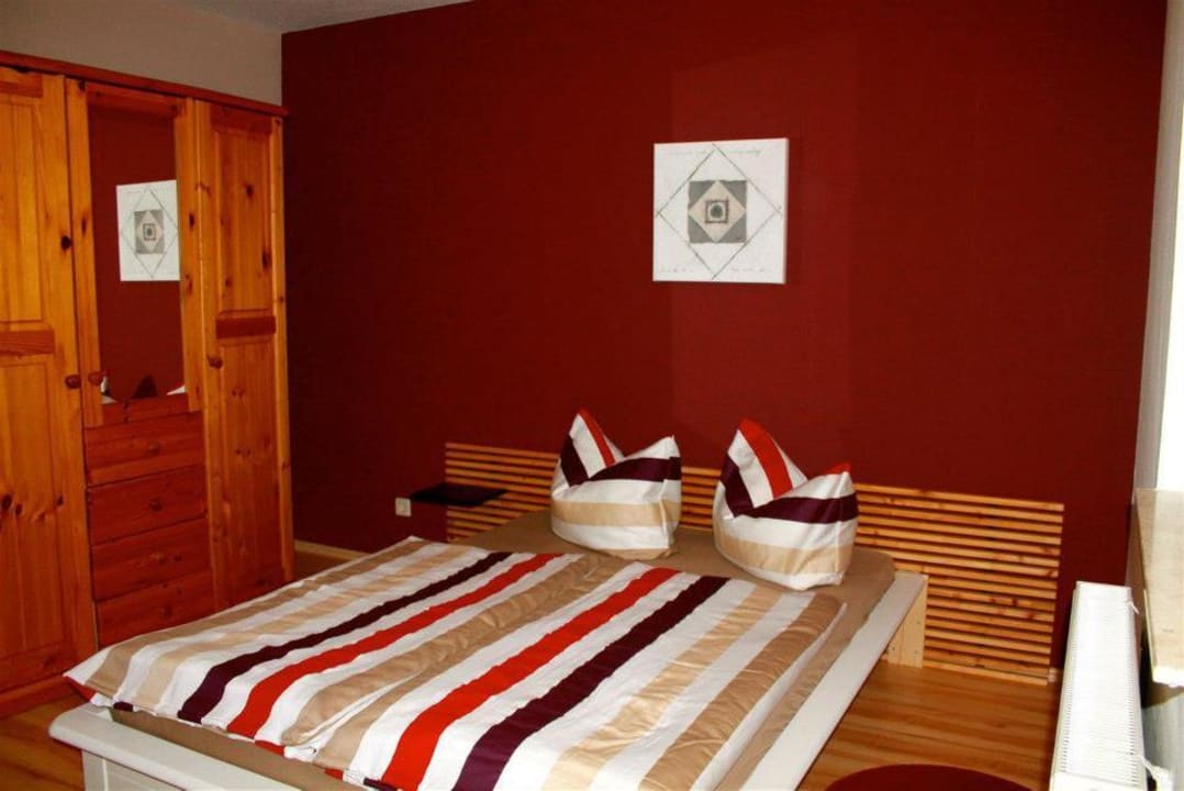 Schlafzimmer Ferienwohnung Kunterbunt