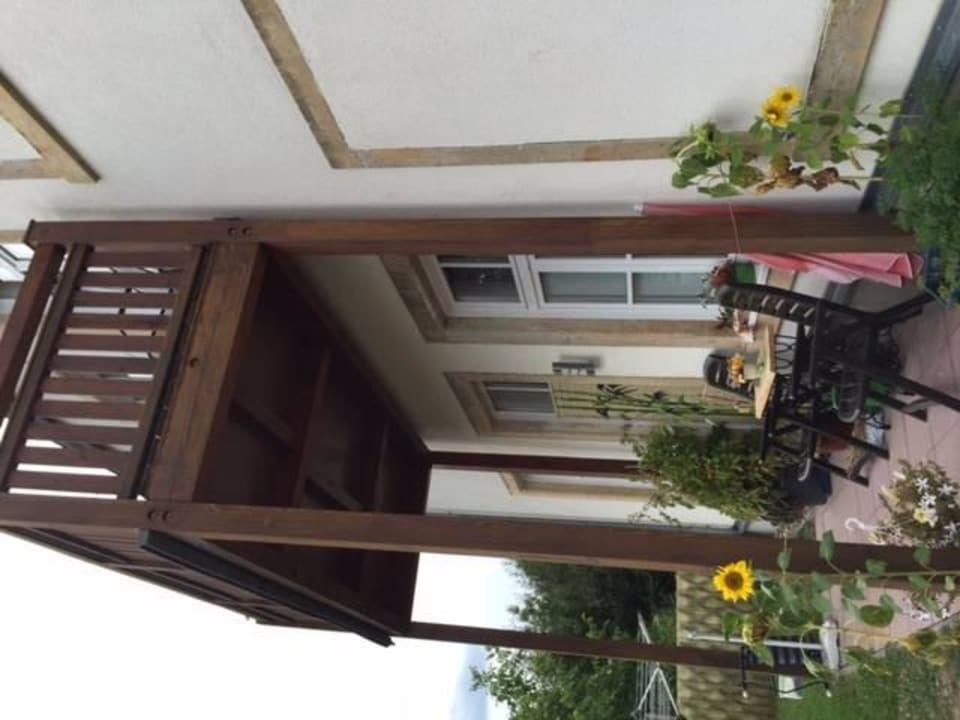 Gemütlicher Balkon Ferienwohnung Mülder & Leopold