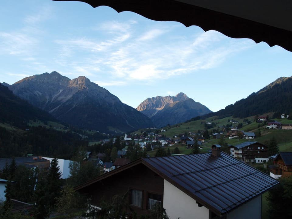 Blick auf die Berge  Hotel Birkenhöhe