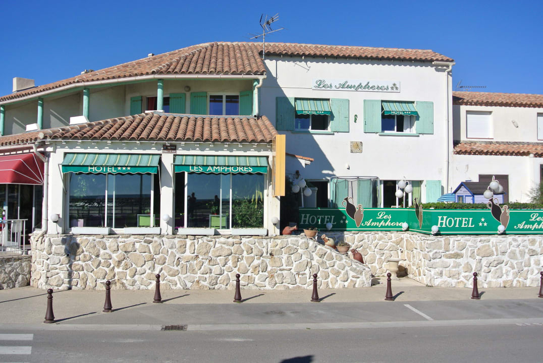 Blick auf das Hotel Hotel Les Amphores