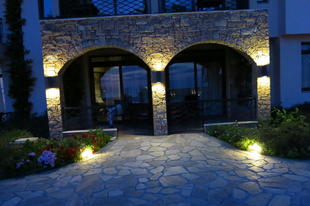 Unsere Terrasse Anthemus Sea Beach Hotel & Spa
