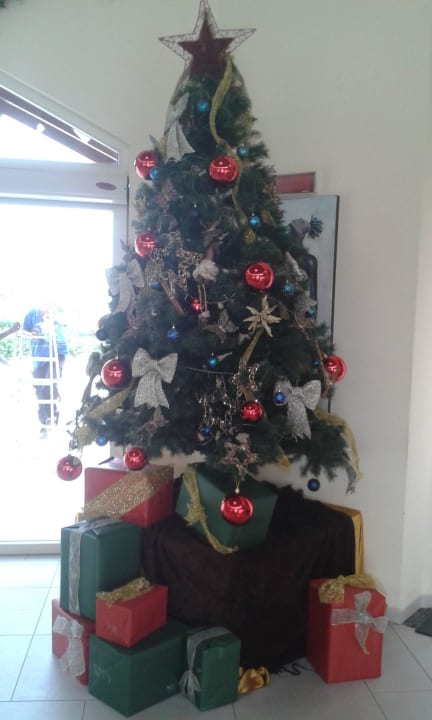Tannenbaum in der Lobby VOI Praia De Chaves Resort