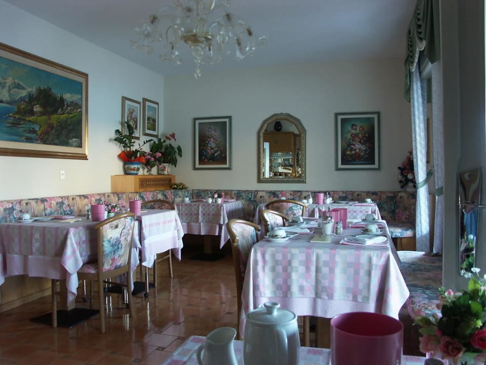 Frühstückszimmer Hotel Garni Casa Alessandra