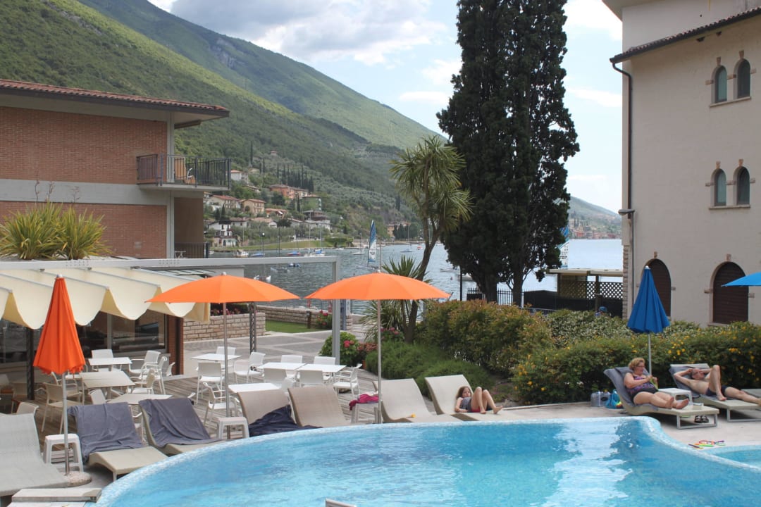 Ausblick vom Pool Ambienthotel Spiaggia