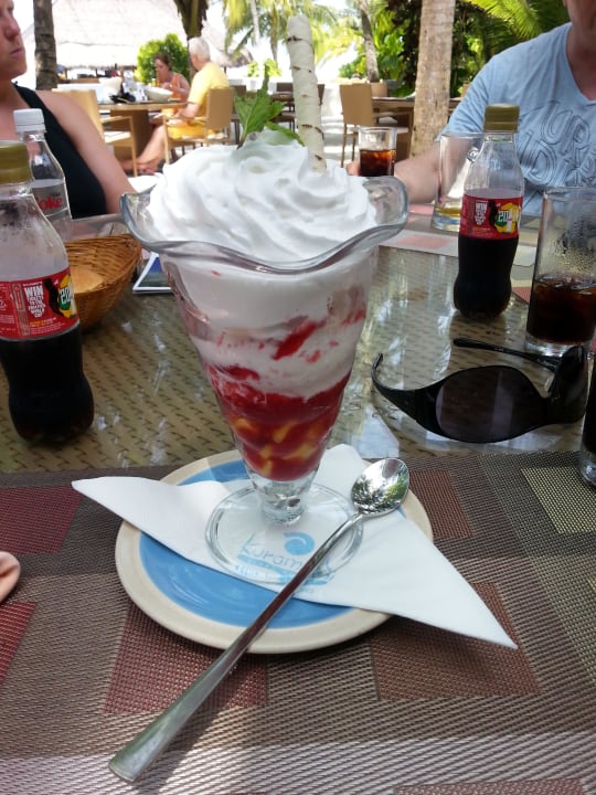 Fast jeden Tag ein Eis  Kuramathi Maldives