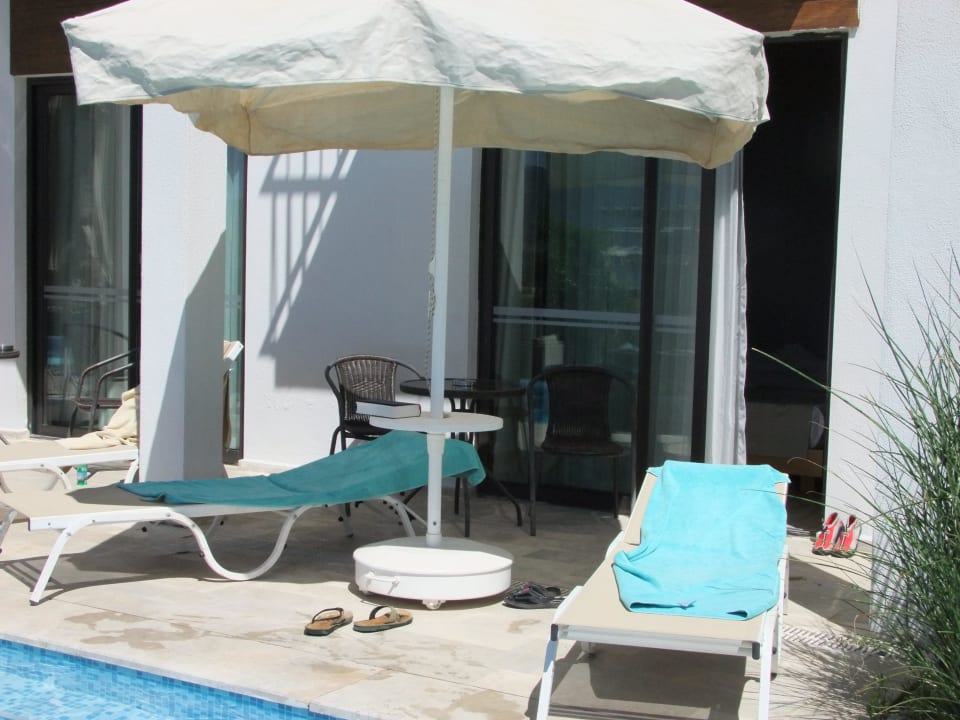 Terrasse Poolzimmer Jiva Beach Resort